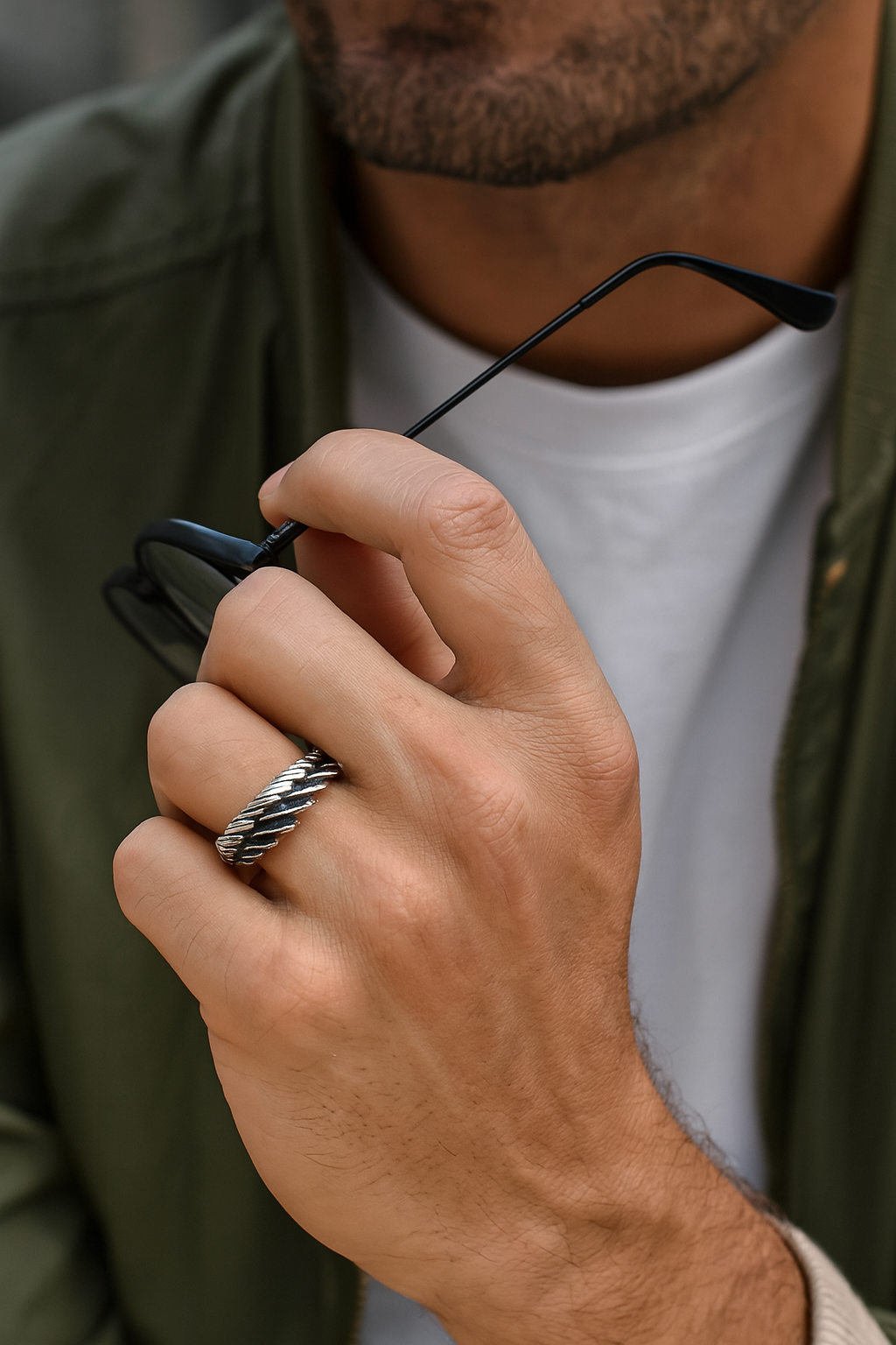 Slate Edge Ring
