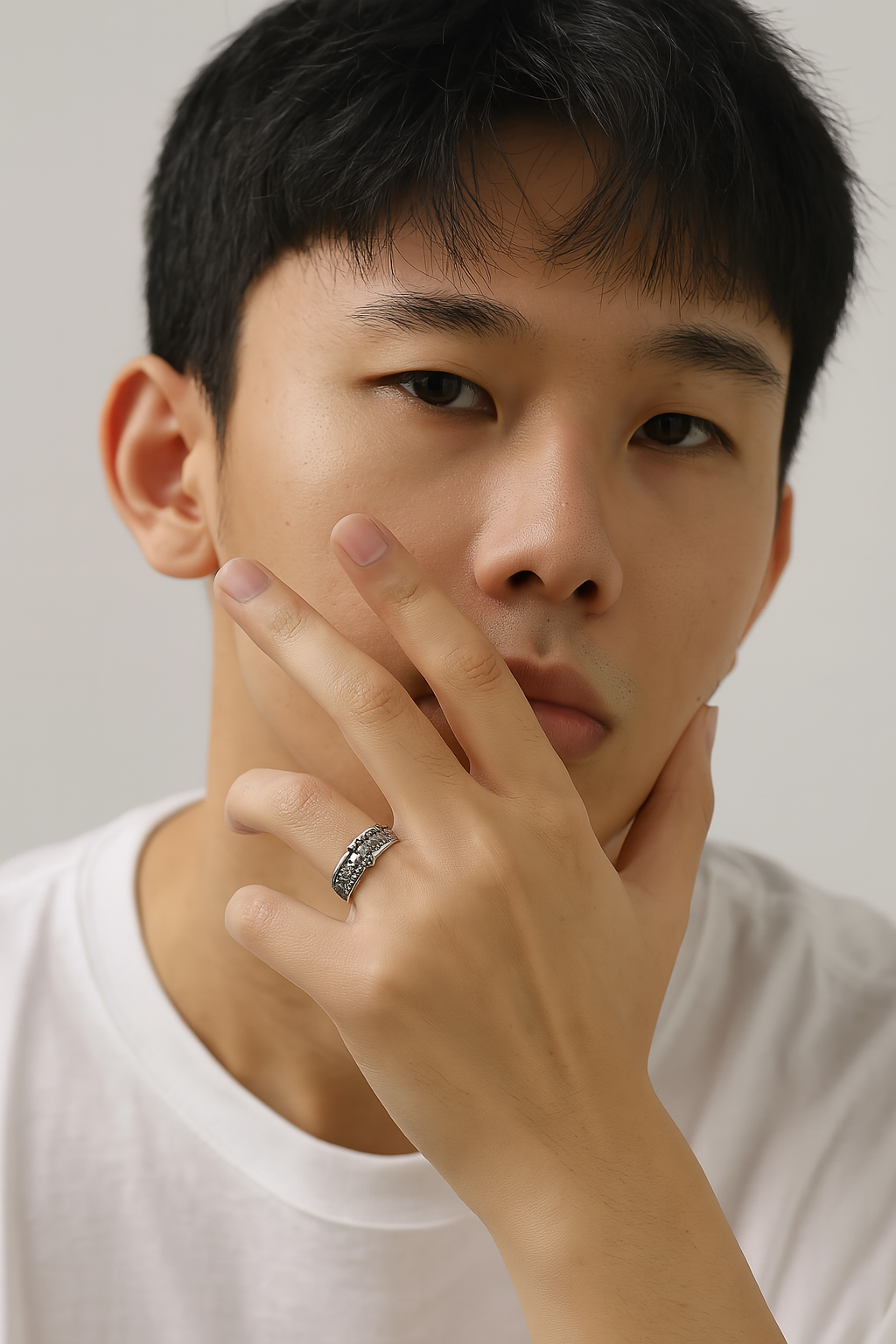 Obsidian Core Ring