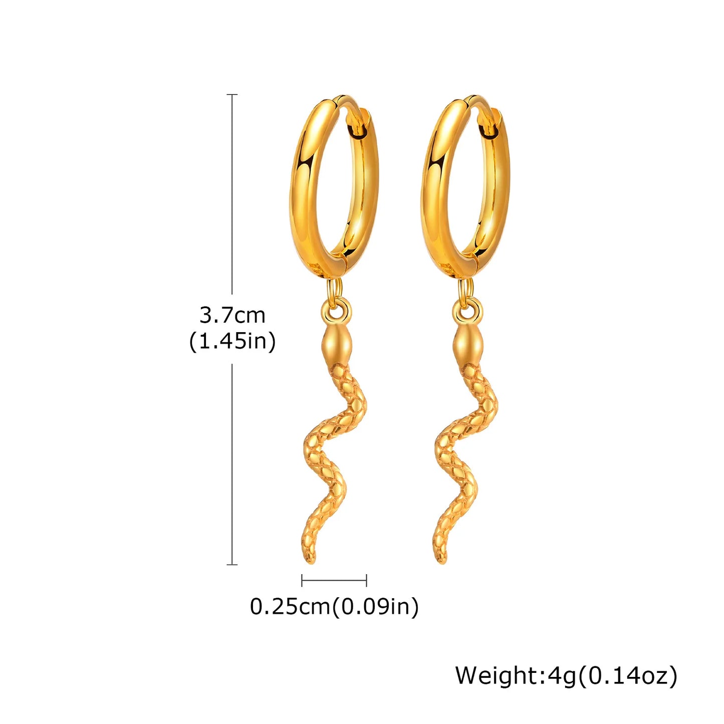 Obsidian Drop Earrings