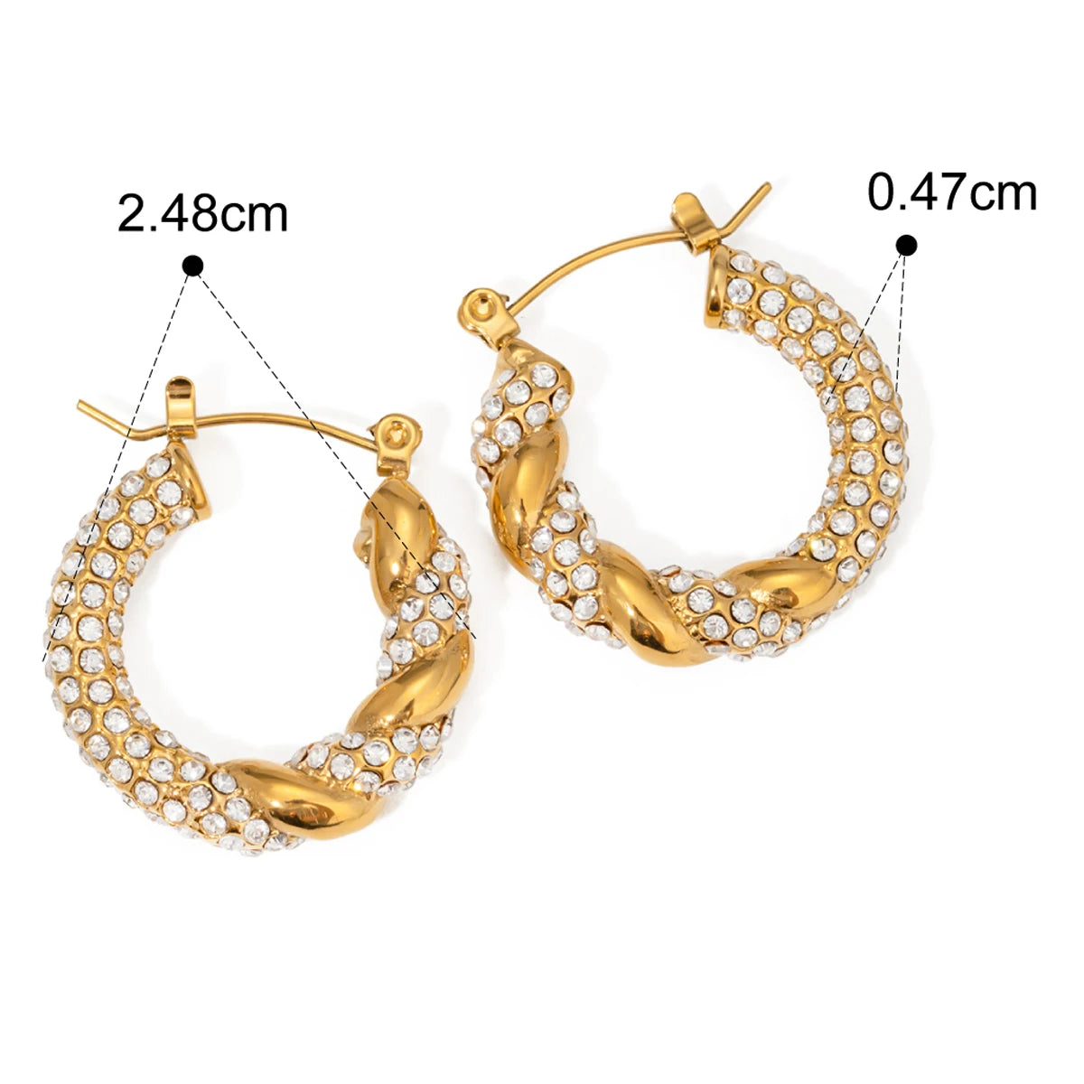 Cristallo Dorato Earrings