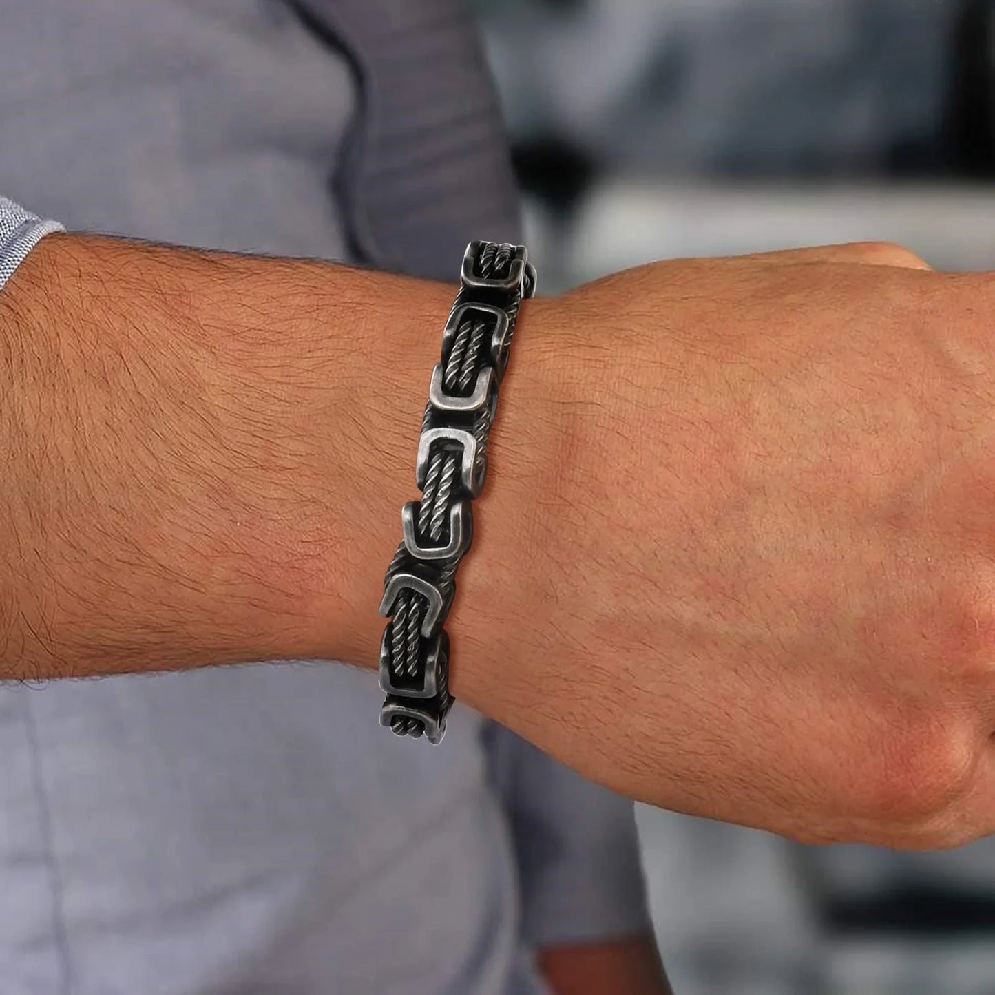 Acciaio Nero Bracelet