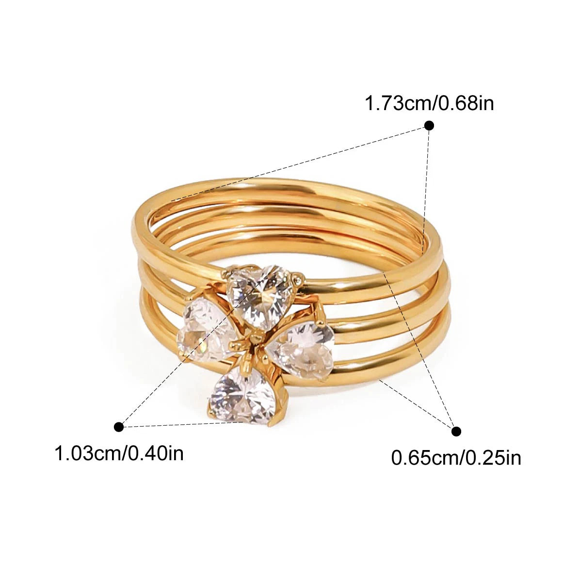 Brise de Satin Ring