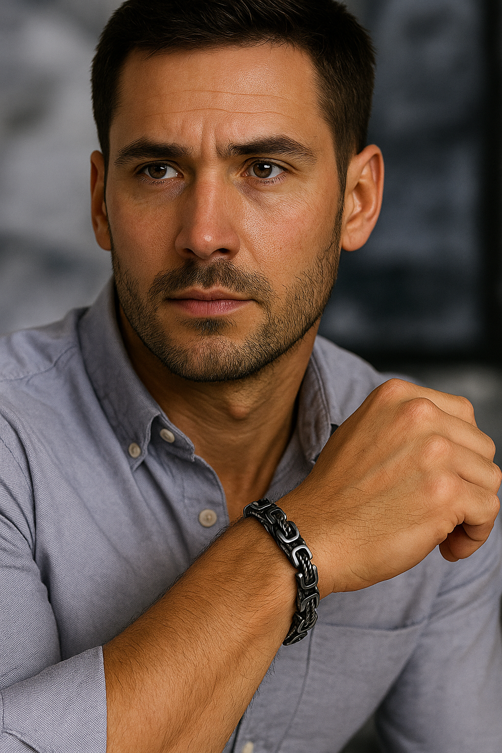 Acciaio Nero Bracelet