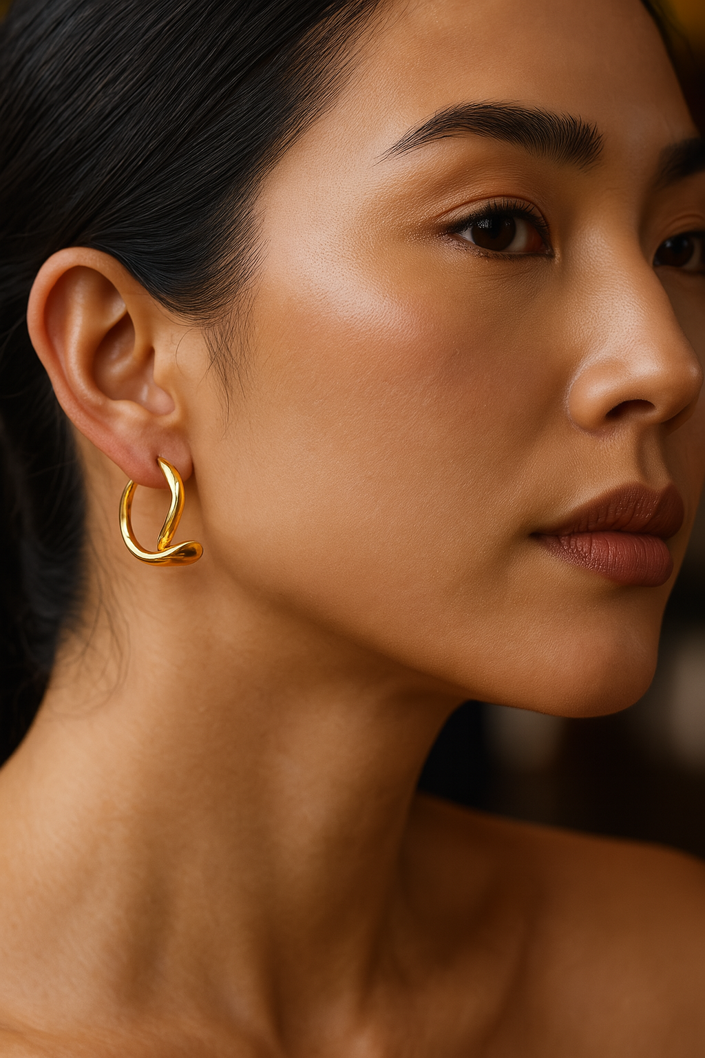 Lune Élégante Earrings