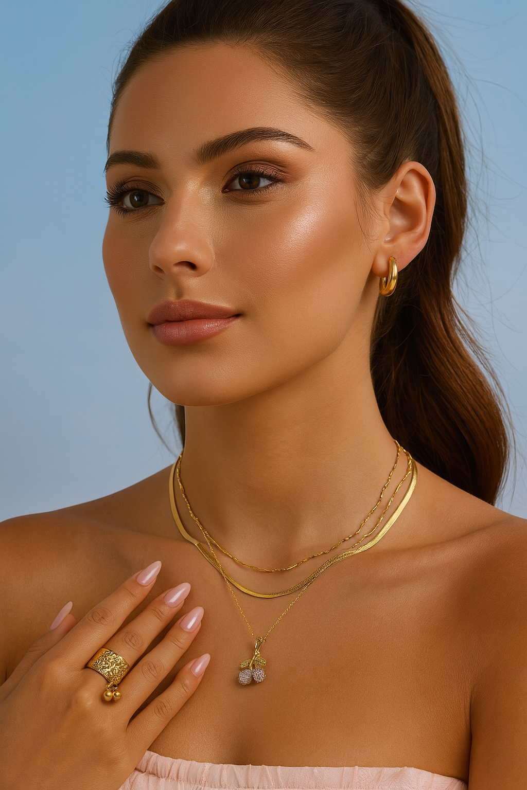 Sole di Cristallo Necklace