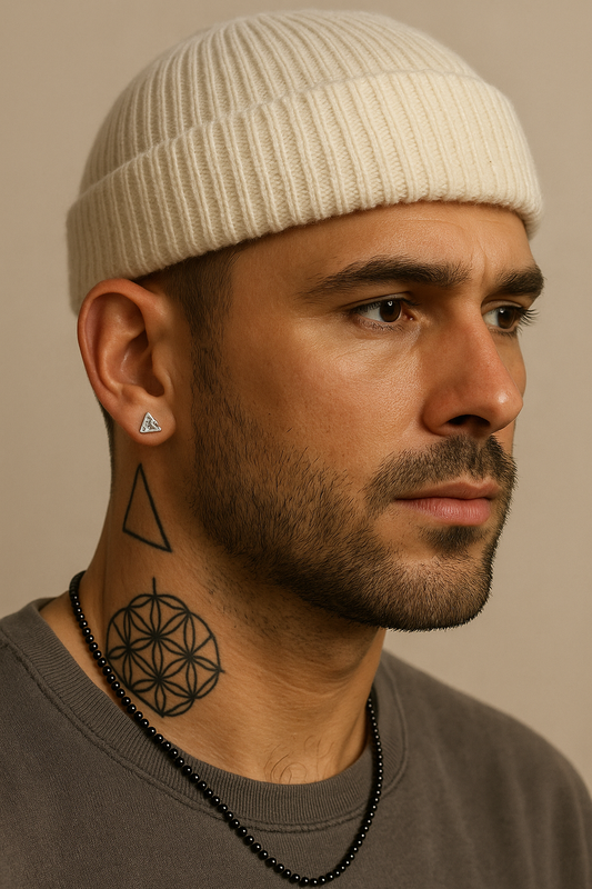 Gravestone Stud Earring